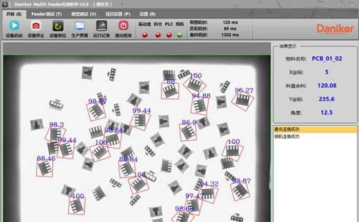 Multi Feeder系統(tǒng)視覺界面